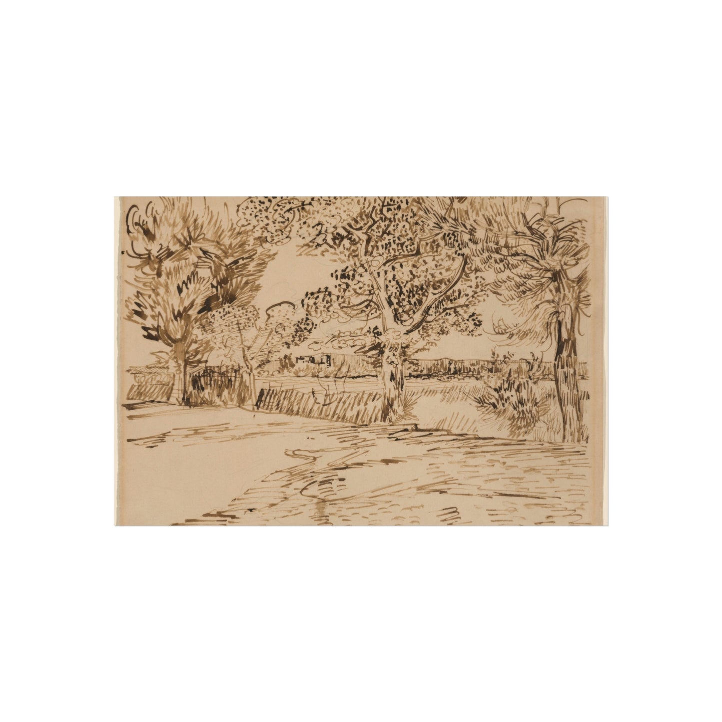 Vincent van Gogh - Landscape at Arles | Fine Art Poster