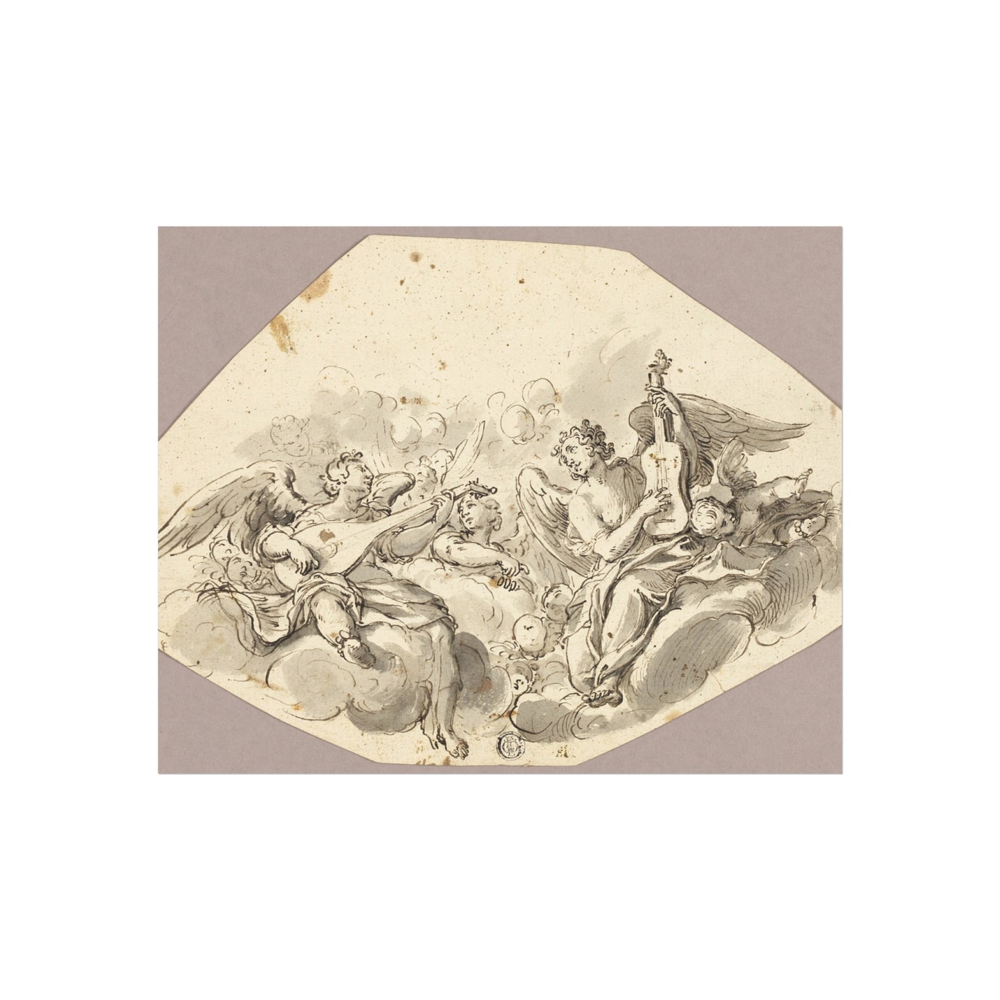Giovanni Battista Tiepolo - Musician Angels | Fine Art Poster