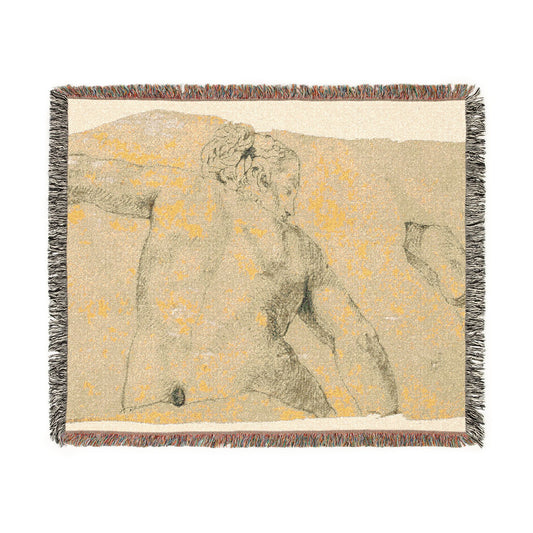 Allegory of Love Infidelity — Delacroix Tapestry Blanket
