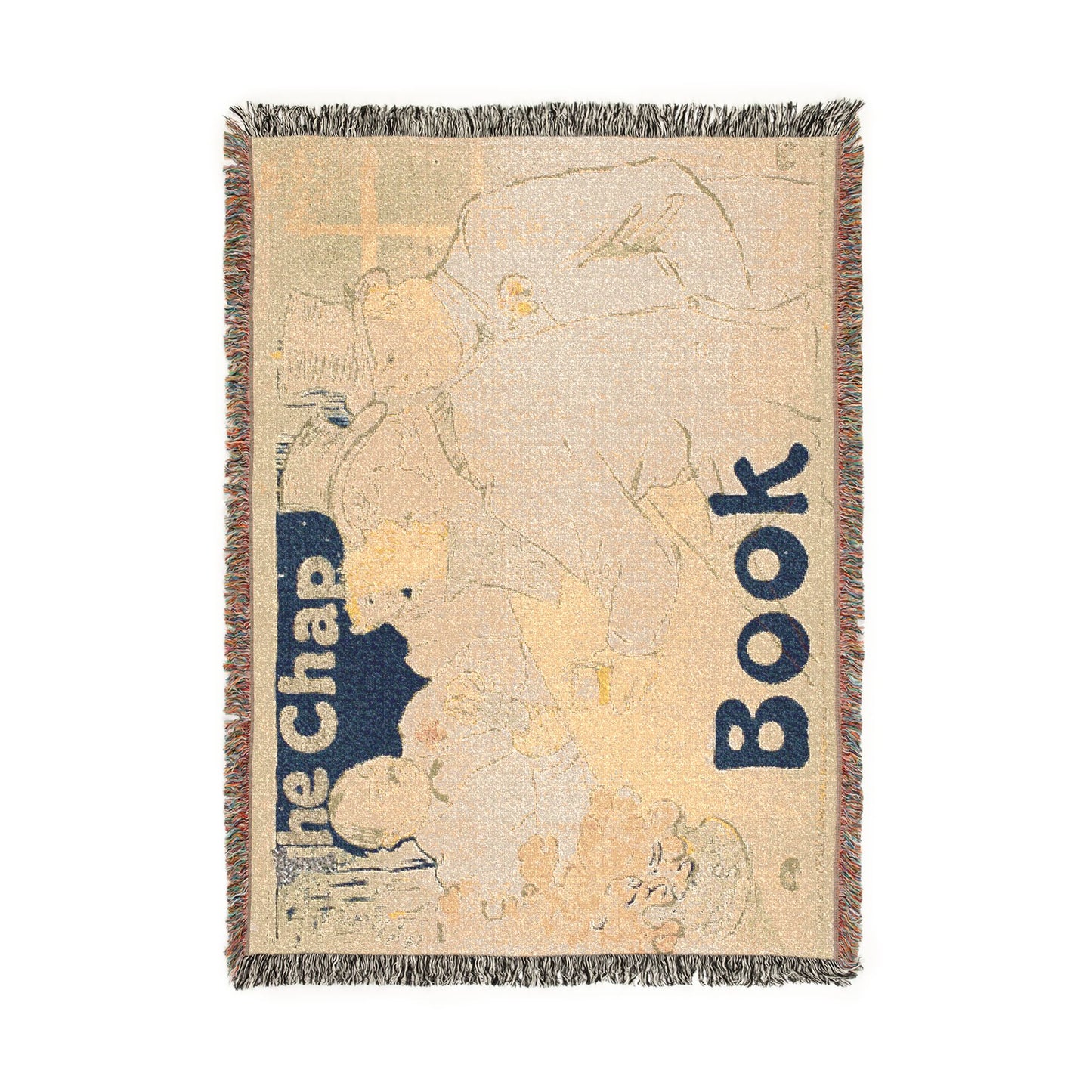 Henri de Toulouse-Lautrec - Irish and American Bar, Rue Royale—The Chap Book | Woven Tapestry Blanket