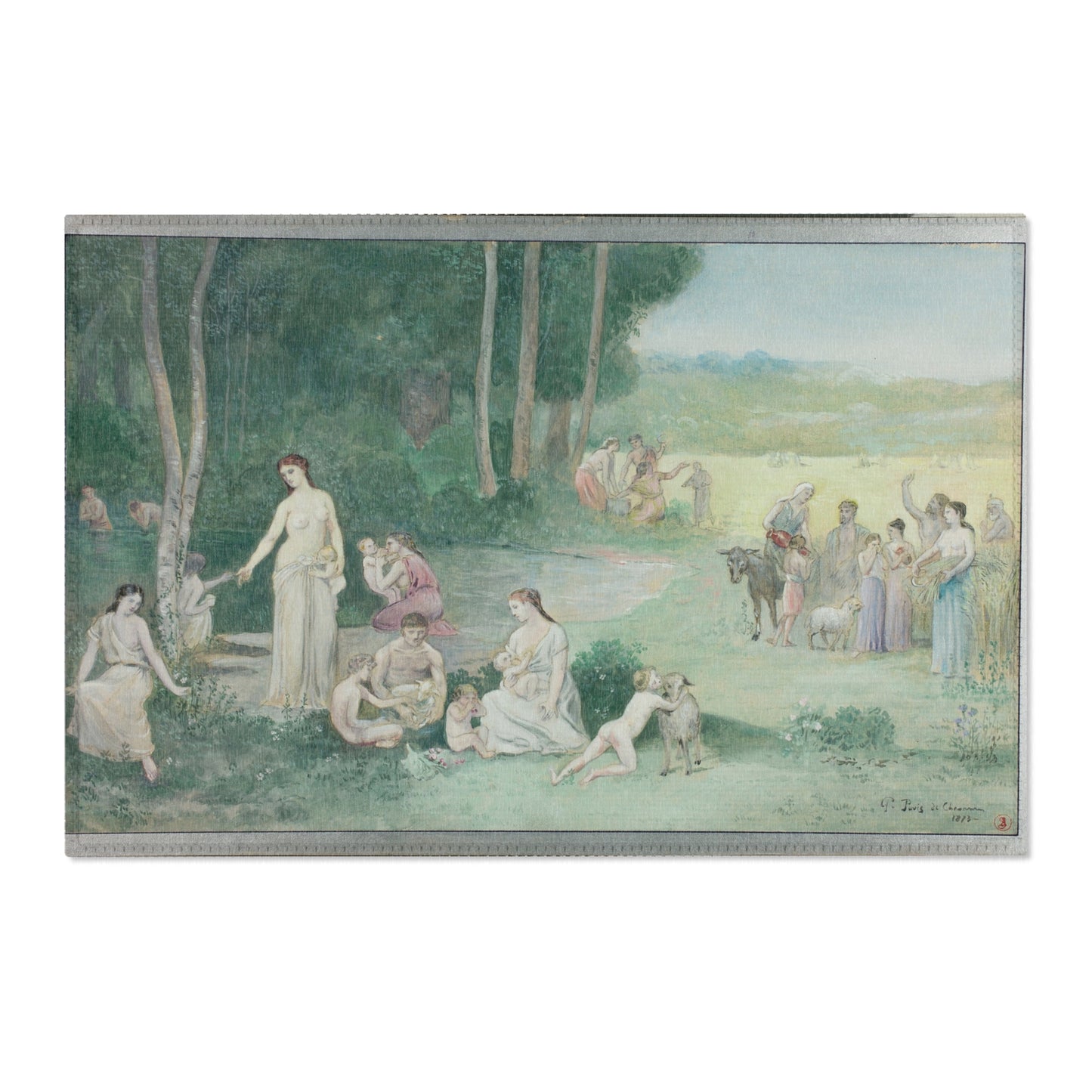 Pierre Puvis de Chavannes - Summer | Area Rug