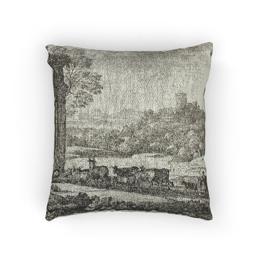The Herd Returning in Stormy Weather — Lorrain Pillow