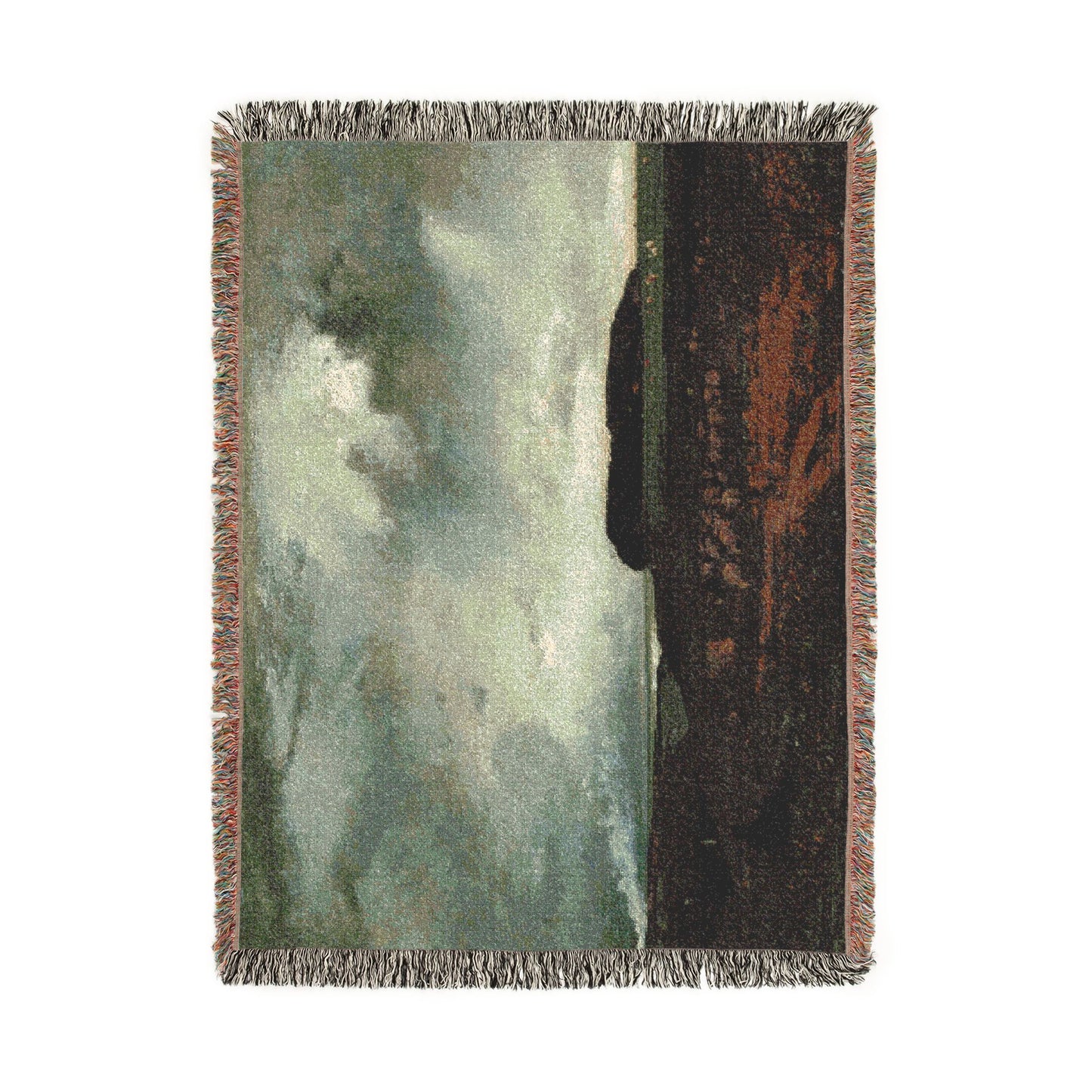 George Inness - The Storm | Woven Tapestry Blanket