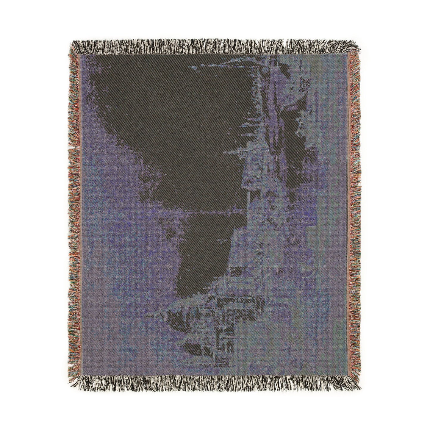 Imitator of Francesco Guardi - Bacino di San Marco with the Dogana del Mare and Santa Maria della Salute | Woven Tapestry Blanket
