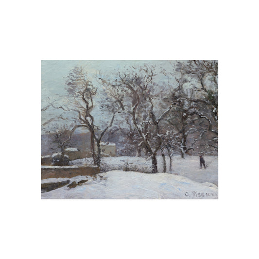 Snow at Louveciennes — Camille Pissarro Fine Art Poster