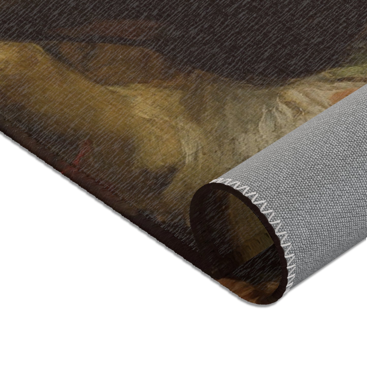 Francisco José de Goya y Lucientes - Friar Pedro Clubs El Maragato with the Butt of the Gun | Area Rug