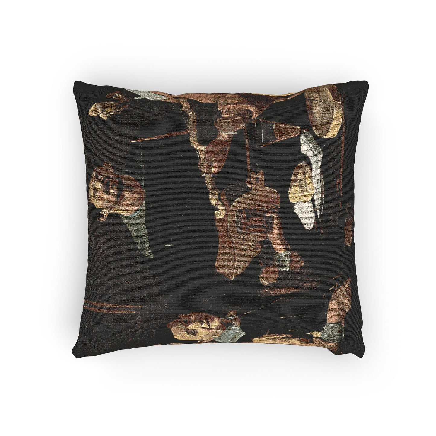 Diego Velázquez - The Three Musicians - Google Art Project | Woven Pillow
