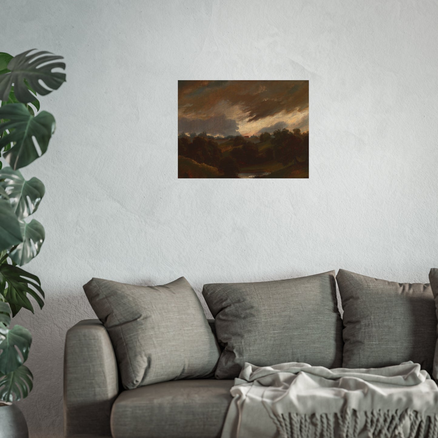 Style of John Constable - Hampstead, Stormy Sky | Fine Art Poster