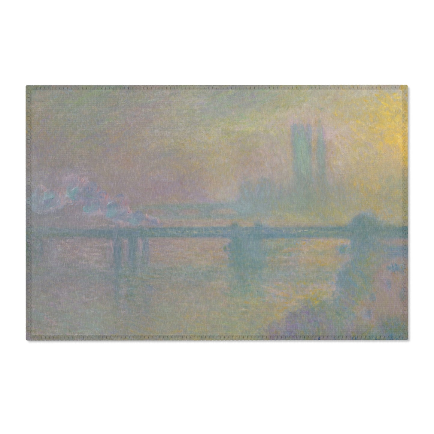 Claude Monet - Charing Cross Bridge, London | Area Rug