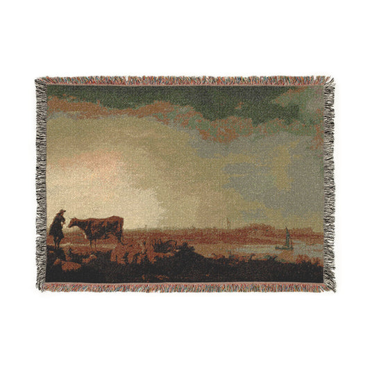 A View of Vianen — Cuyp Tapestry Blanket