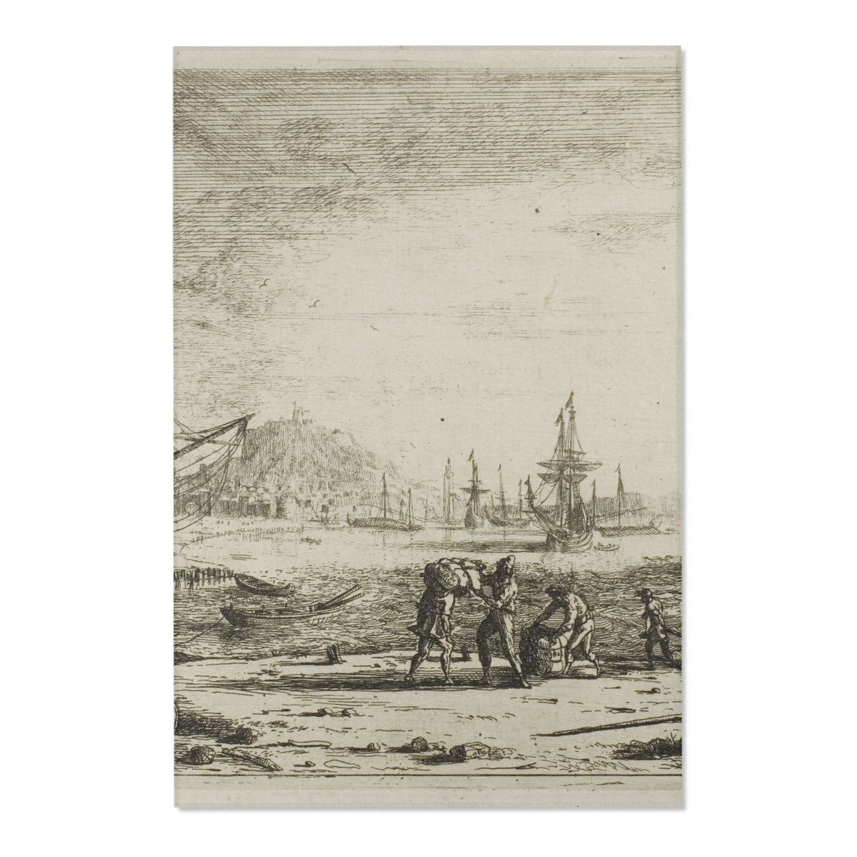 Harbor with a Large Tower — Lorrain Area Rug