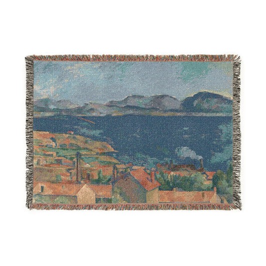 The Bay of Marseille — Cézanne Tapestry Blanket