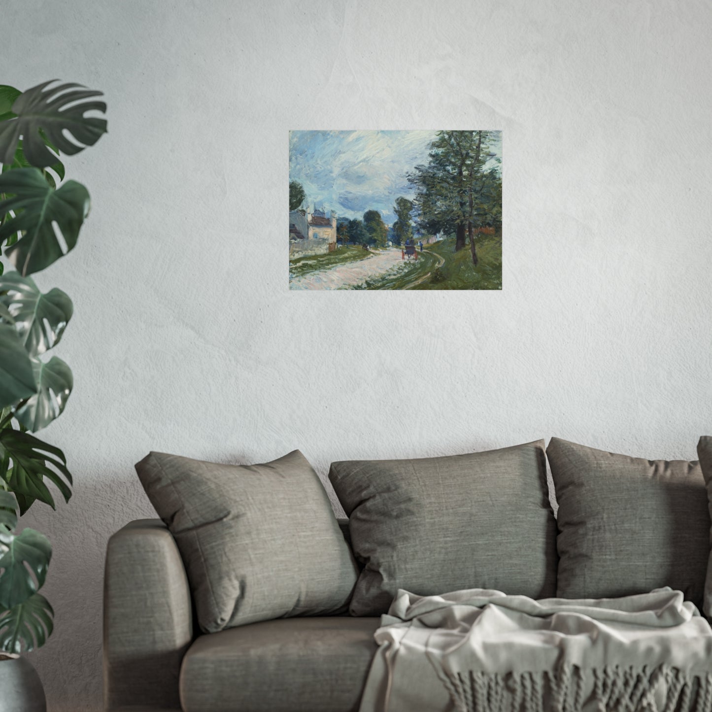 Alfred Sisley - A Turn in the Road | Fine Art Poster