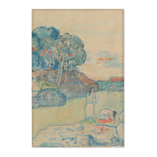 Tahitian Landscape — Gauguin Area Rug
