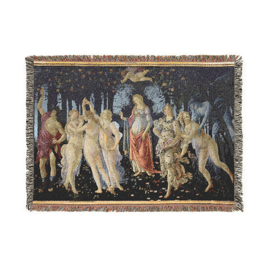 Primavera — Botticelli Tapestry Blanket