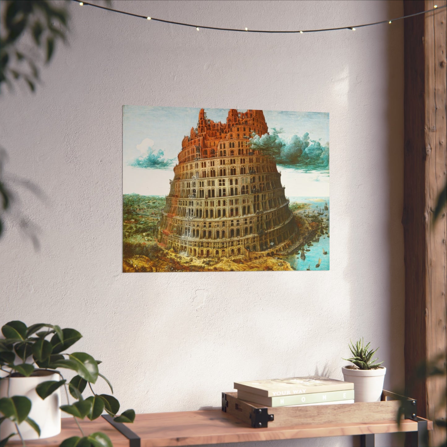 Pieter Bruegel the Elder - The Tower of Babel (Rotterdam) - Google Art Project - edited | Fine Art Poster
