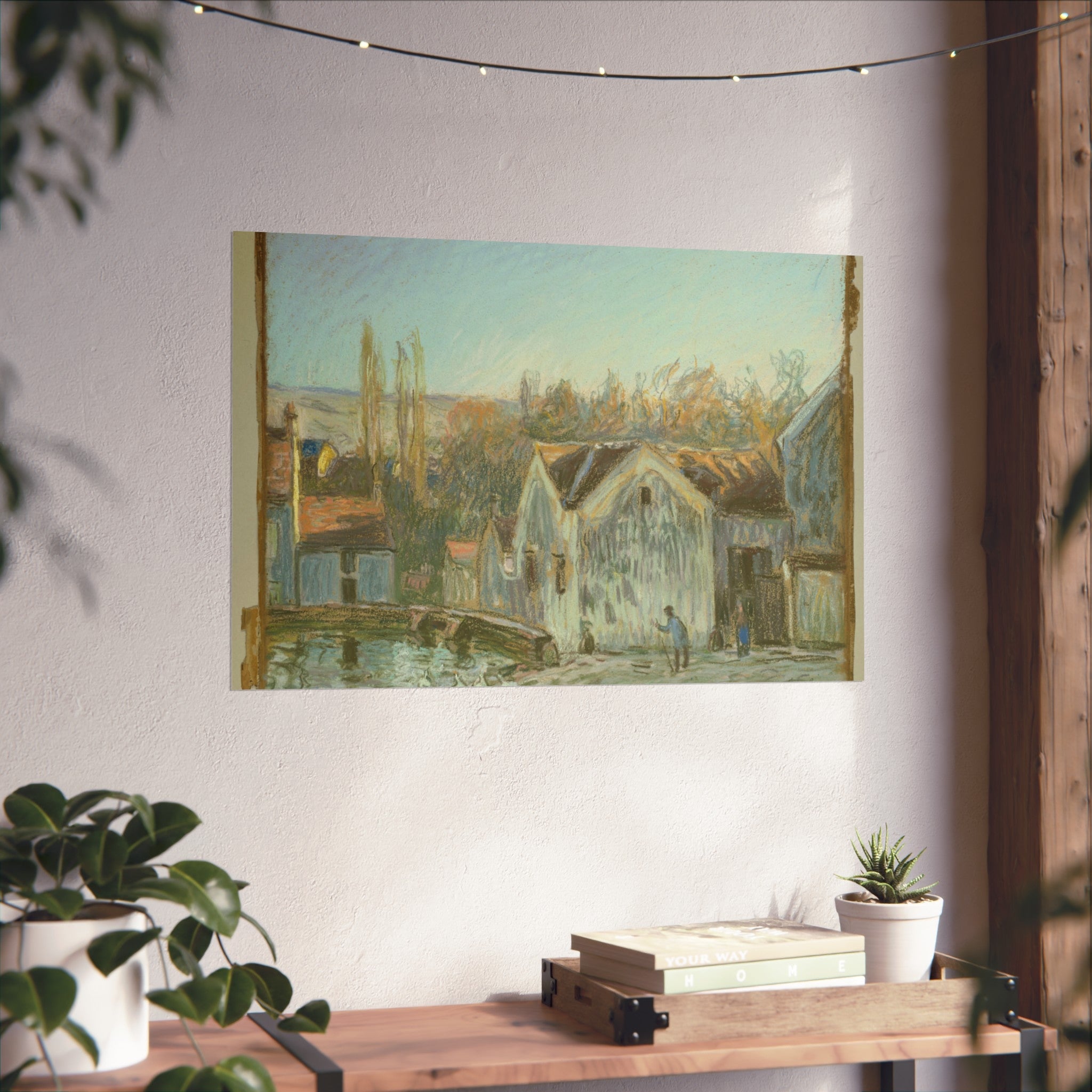 A Corner of Moret-sur-Loing — Alfred Sisley Fine Art Poster