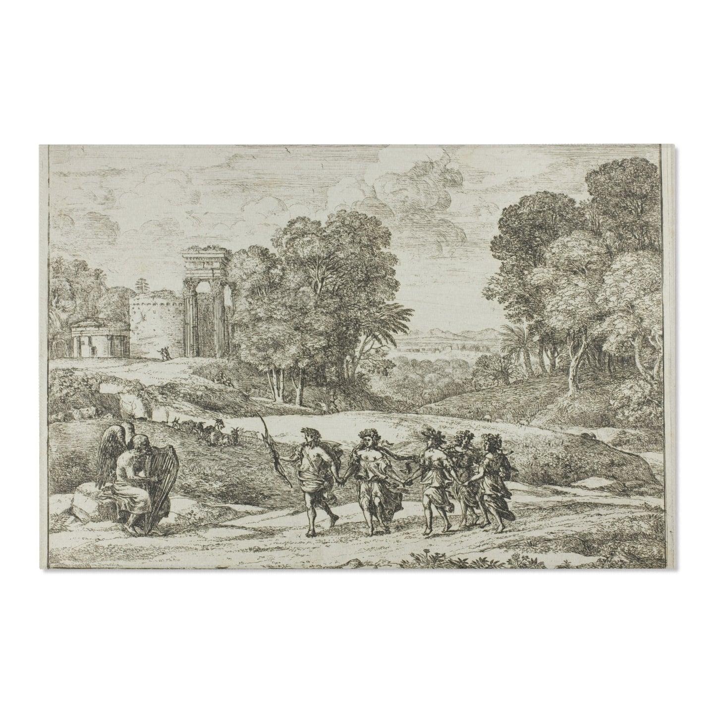 Claude Lorrain - Time, Apollo and the Seasons | Area Rug