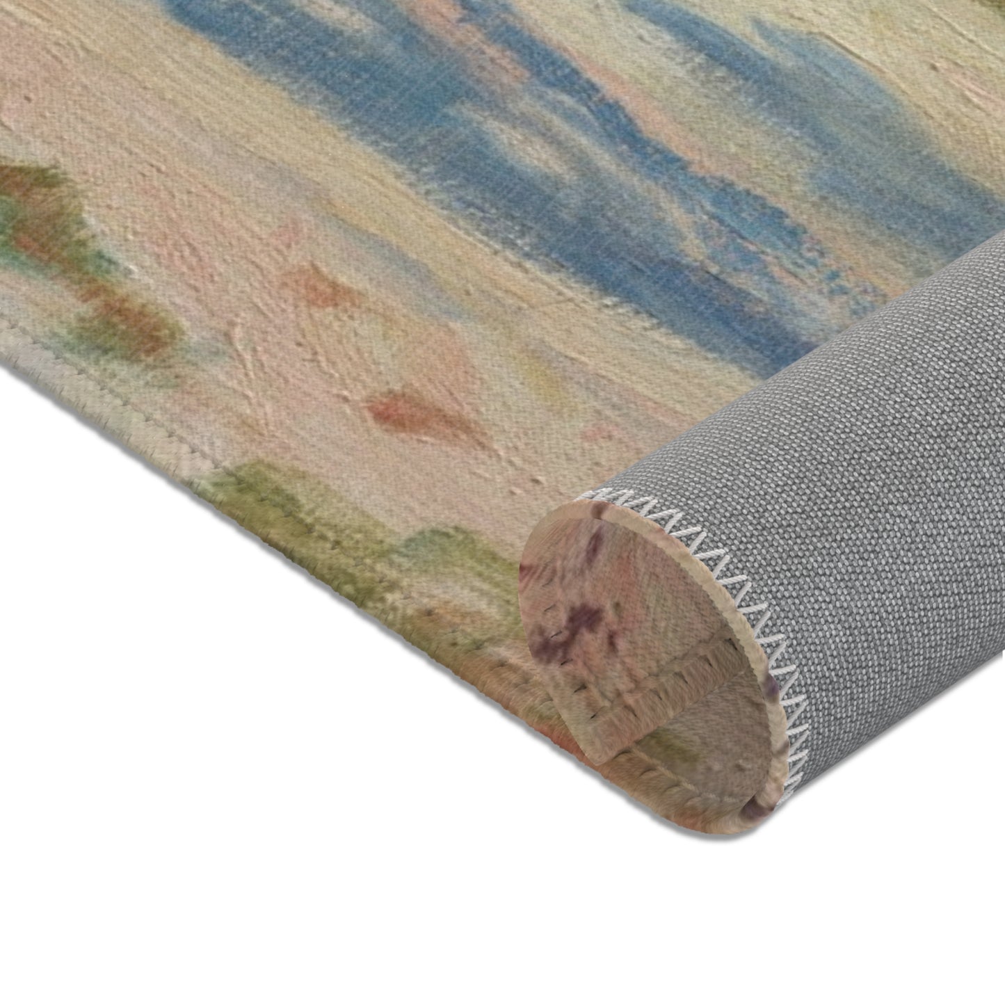 Alfred Sisley - Watering Place at Marly | Area Rug