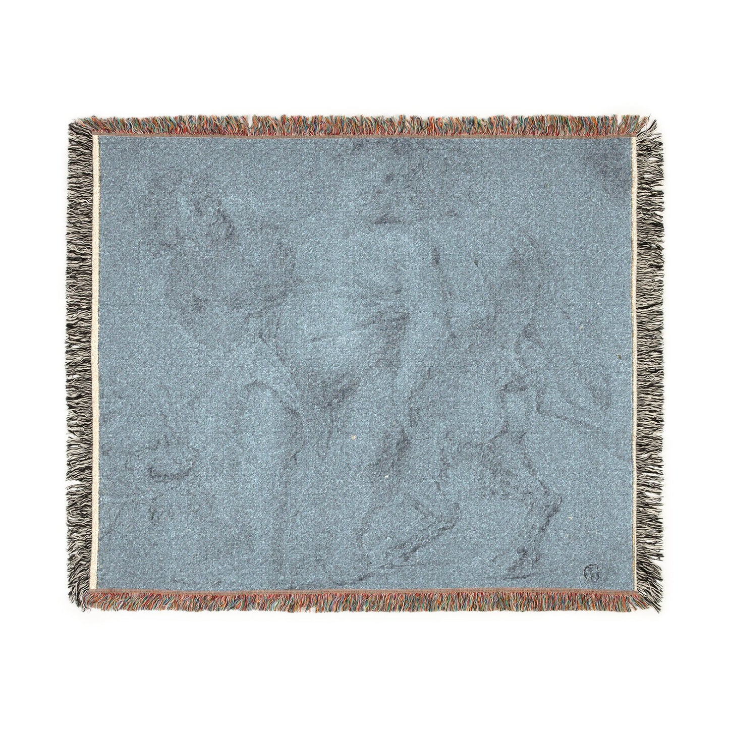 Peter Paul Rubens - Silenus Supported by Two Satyrs | Woven Tapestry Blanket