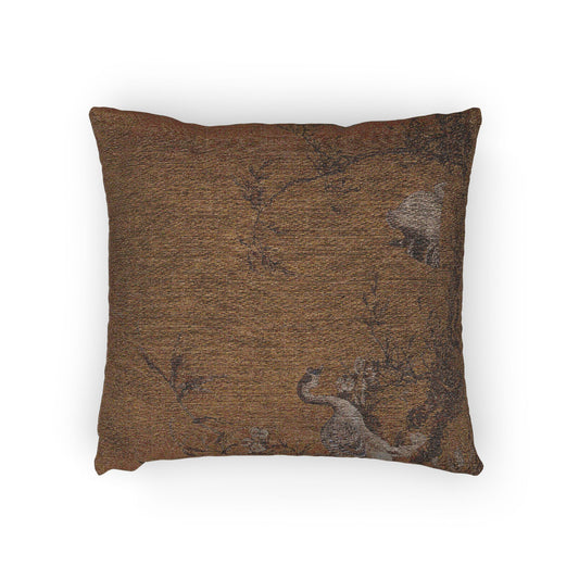Geese on a Riverbank Pillow