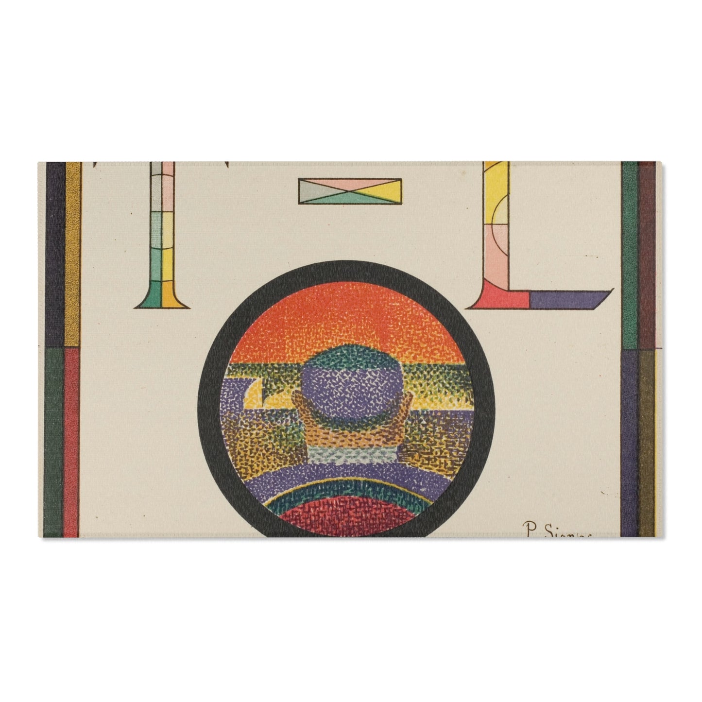 Paul Signac - Chromatic Circle | Area Rug