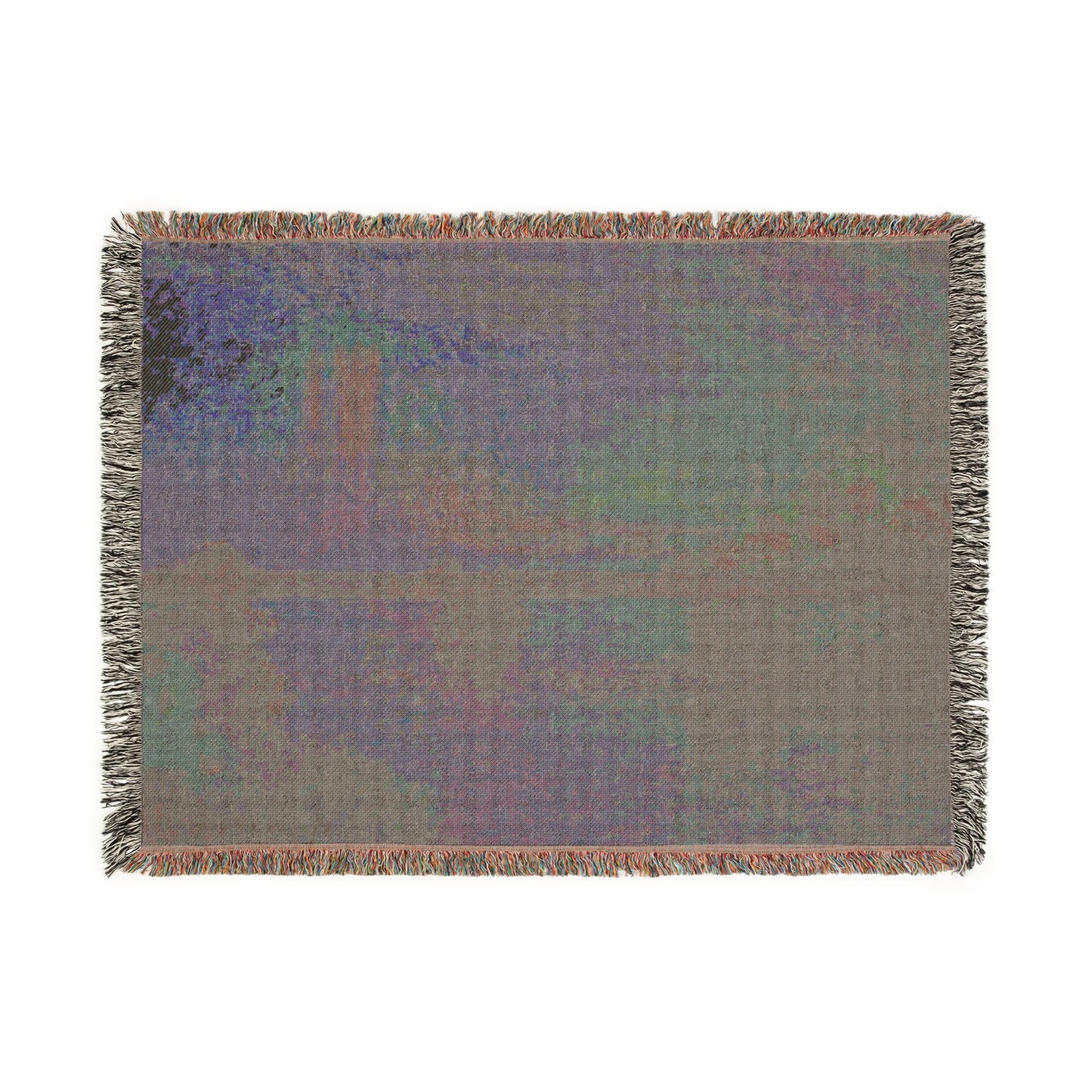 Claude Monet - Charing Cross Bridge, London | Woven Tapestry Blanket