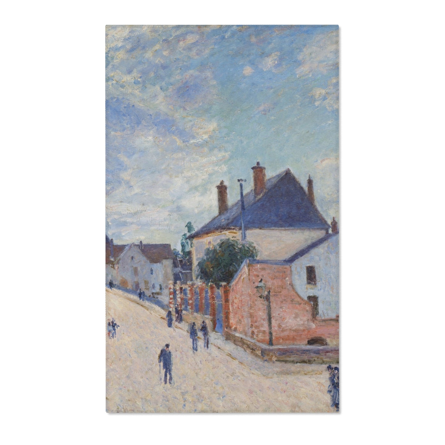 Alfred Sisley - Street in Moret | Area Rug