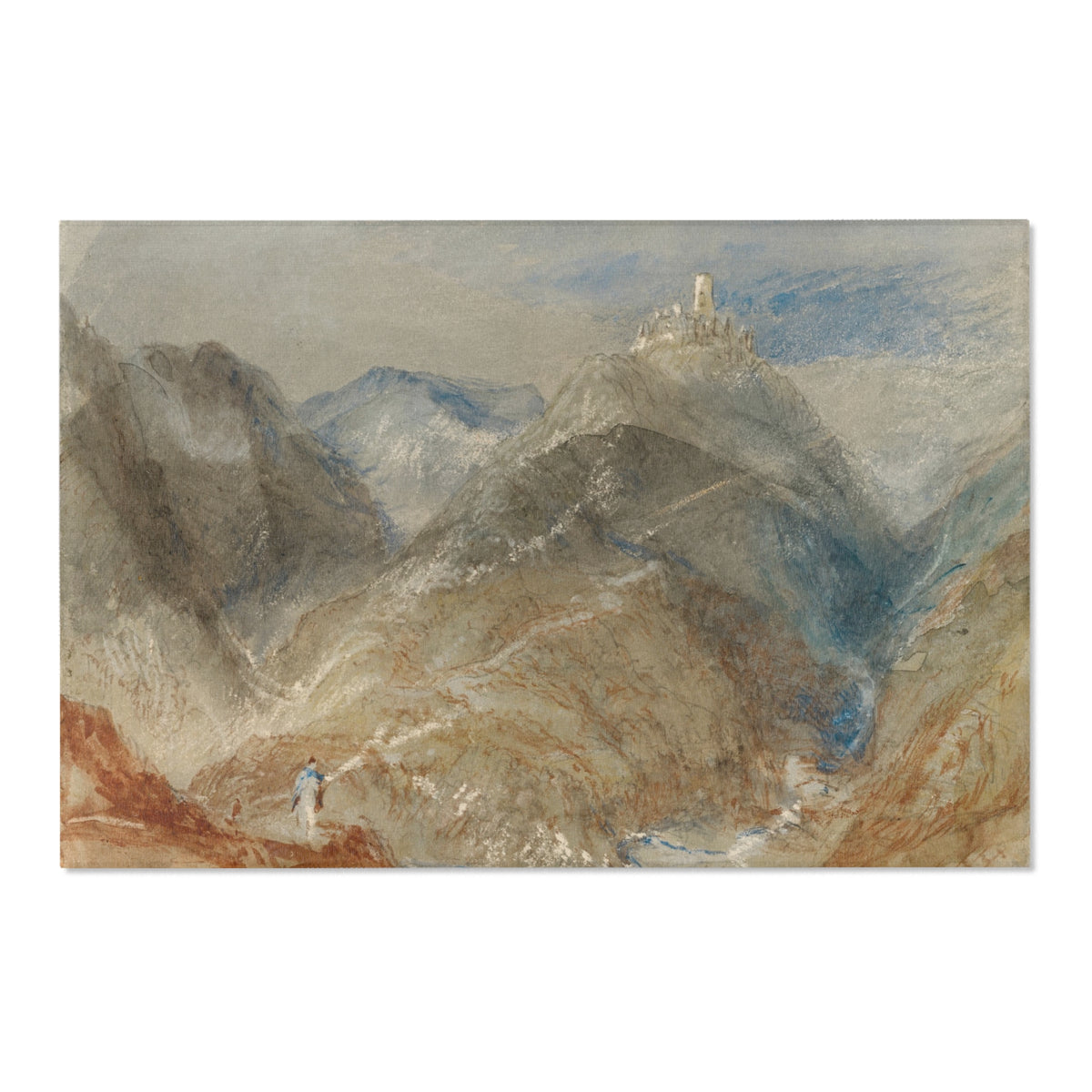 Castle on Height near Geneva — Turner Area Rug