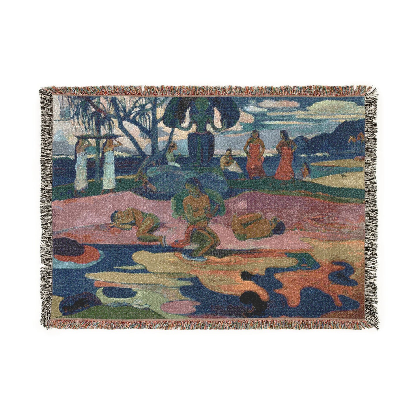 Paul Gauguin - Mahana no atua (Day of the God) | Woven Tapestry Blanket