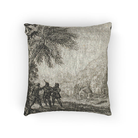 Scene of Brigands — Lorrain Pillow
