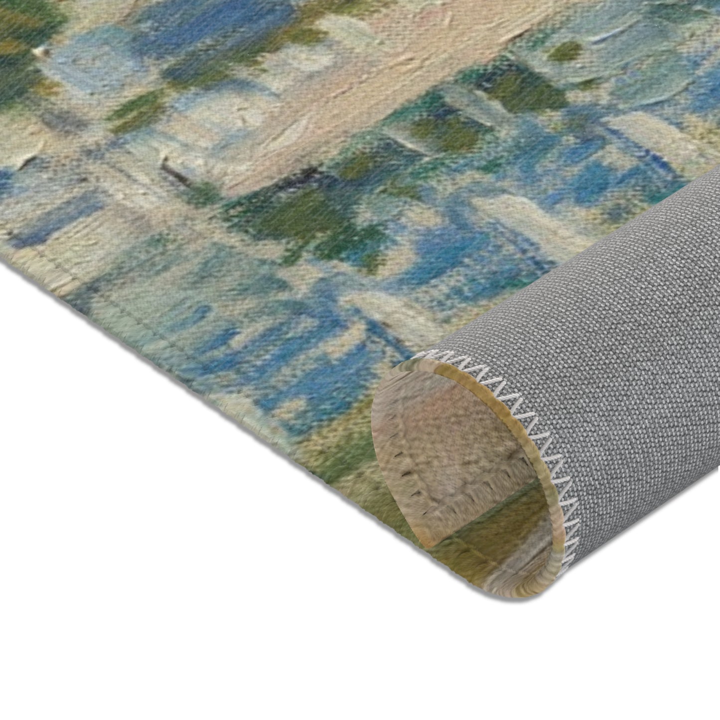 Alfred Sisley - Watering Place at Marly | Area Rug