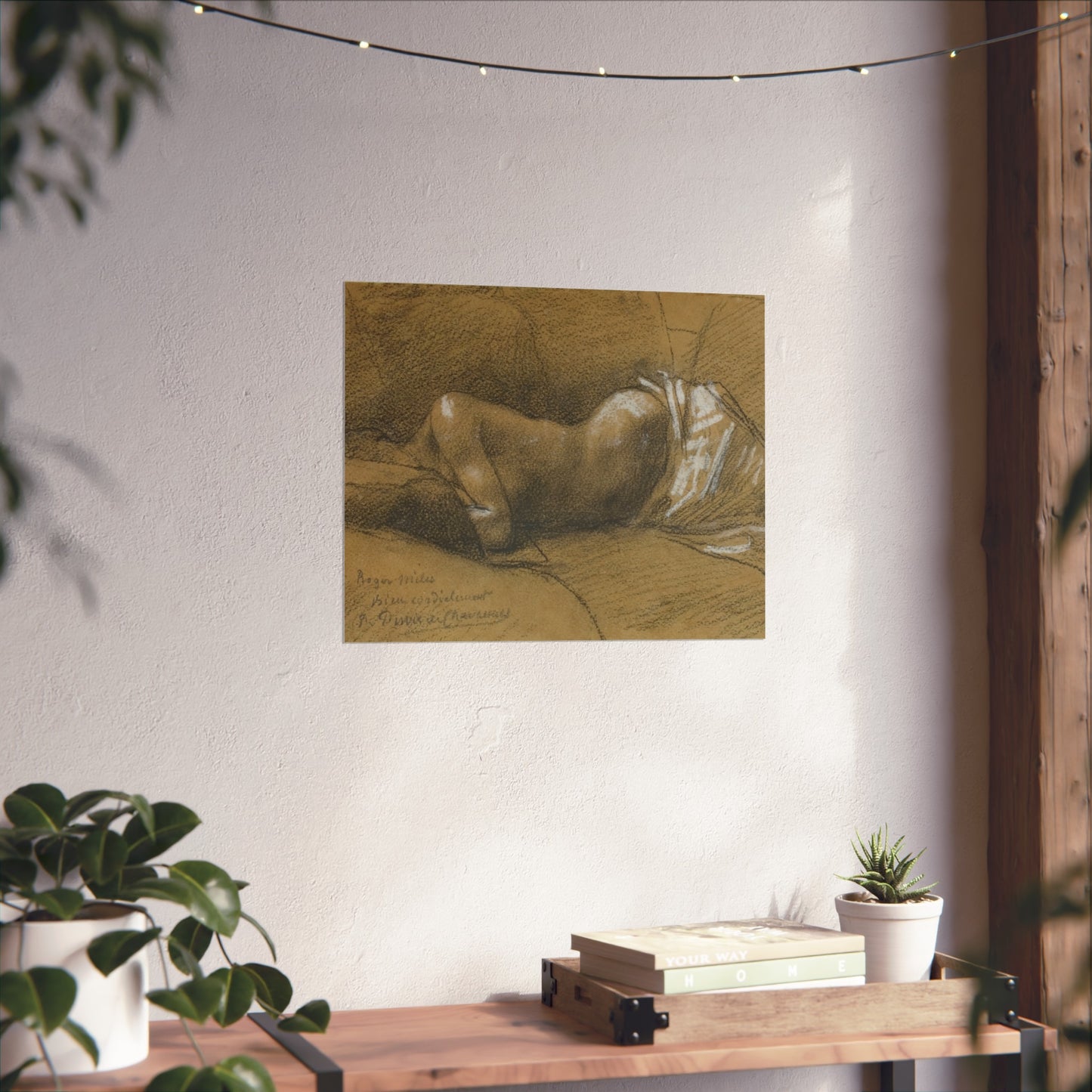 Pierre Puvis de Chavannes - Study of a Sleeping Woman | Fine Art Poster