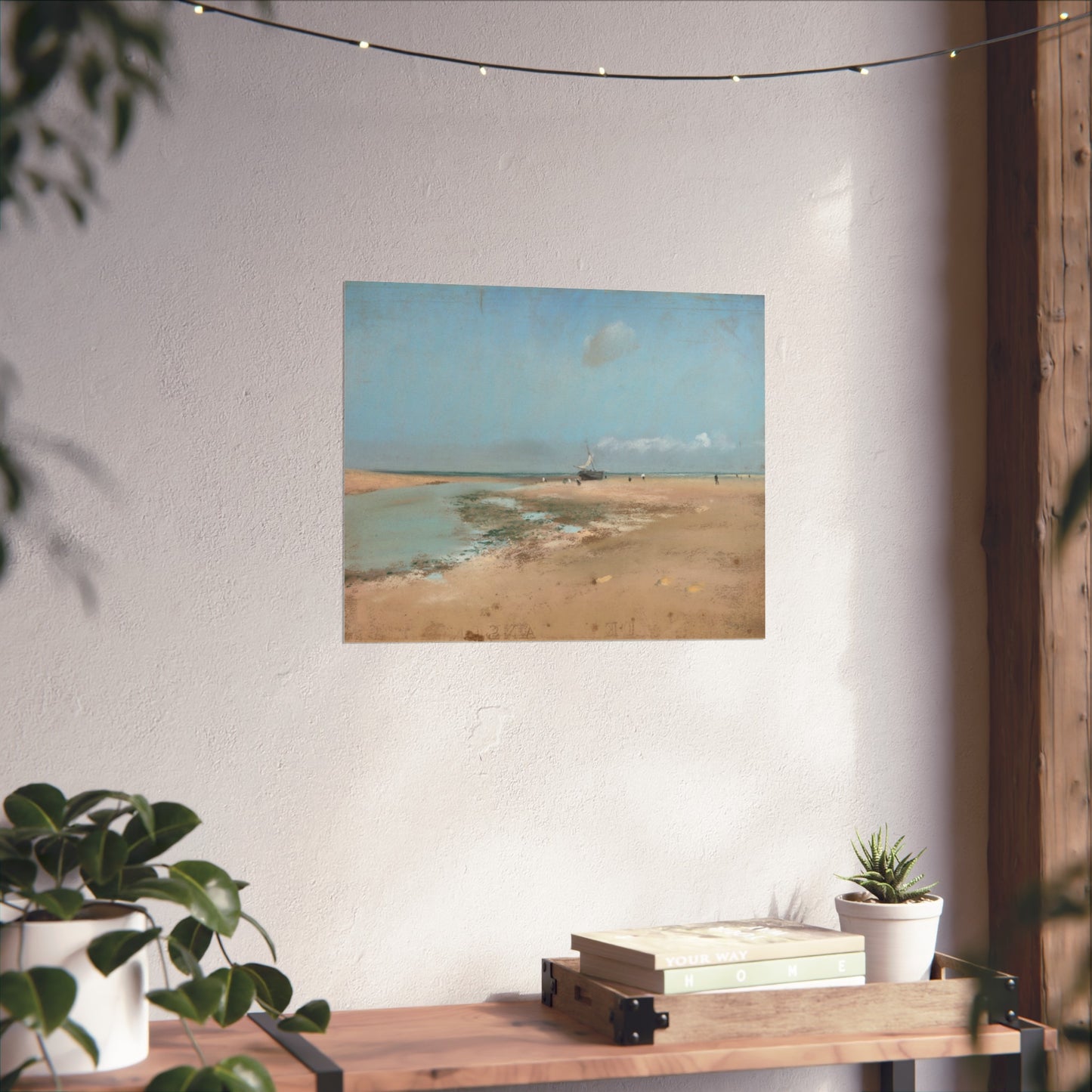 Hilaire Germain Edgar Degas - Beach at Low Tide (Mouth of the River) | Fine Art Poster