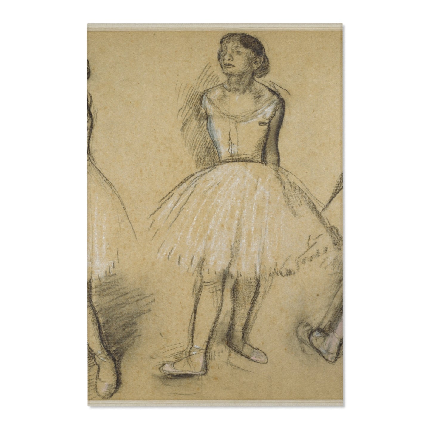 Hilaire Germain Edgar Degas - Three Studies of a Dancer in Fourth Position | Area Rug