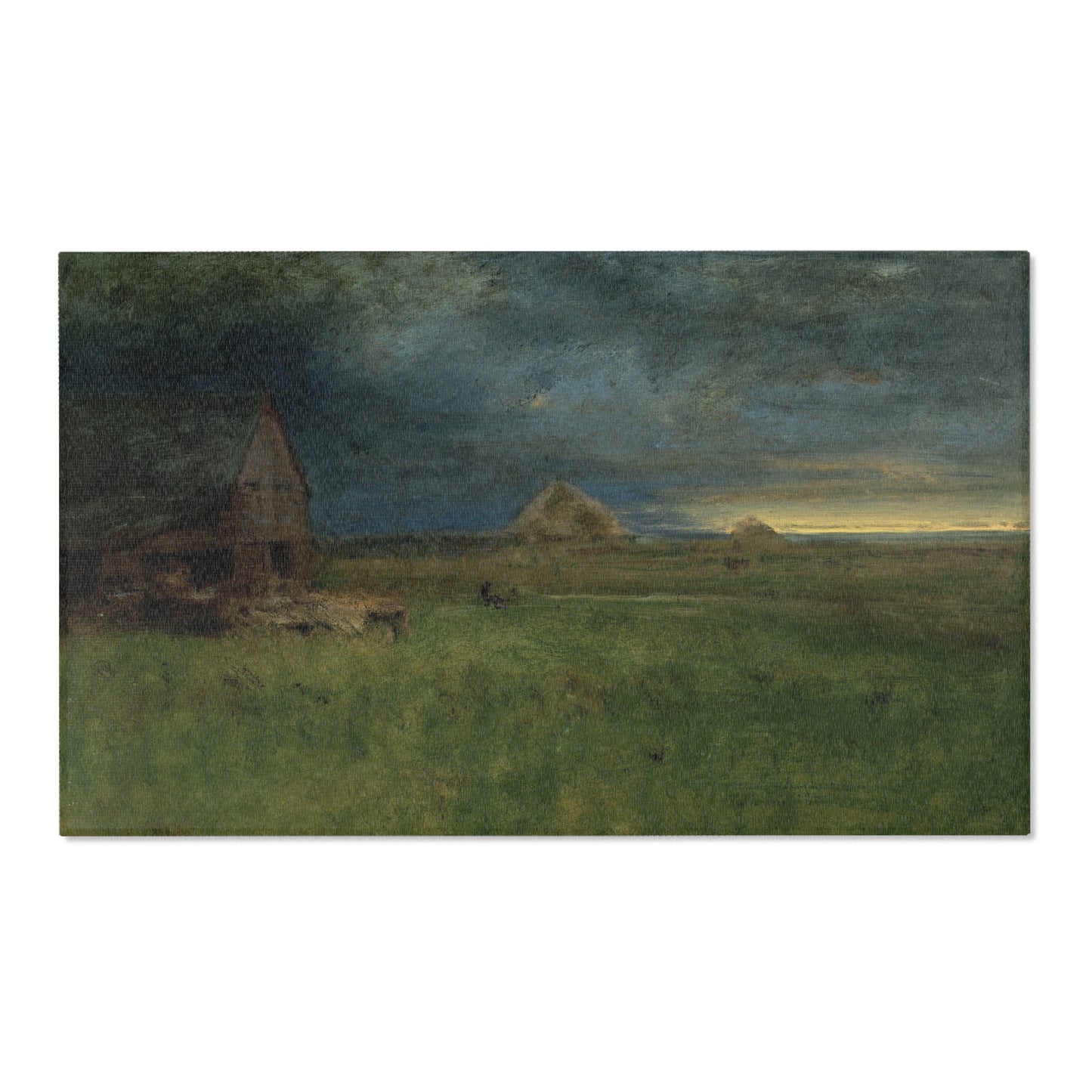 George Inness - The Lonely Farm, Nantucket | Area Rug