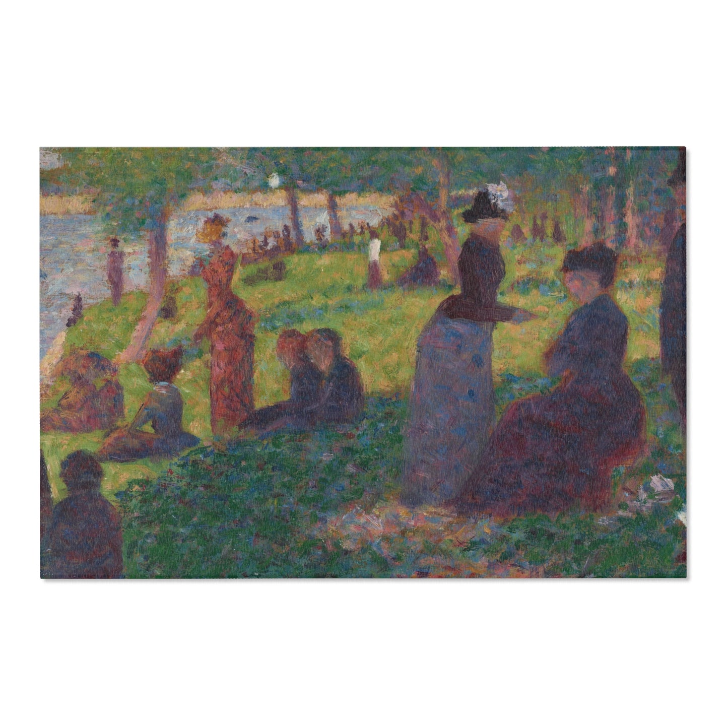 Georges Seurat - Oil Sketch for A Sunday on La Grande Jatte — 1884 | Area Rug