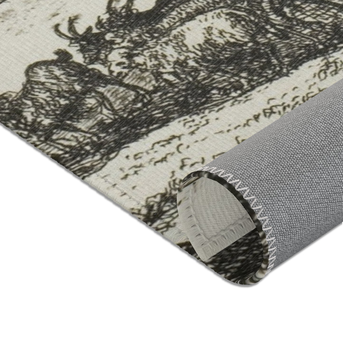 Claude Lorrain - The Herd Returning in Stormy Weather | Area Rug