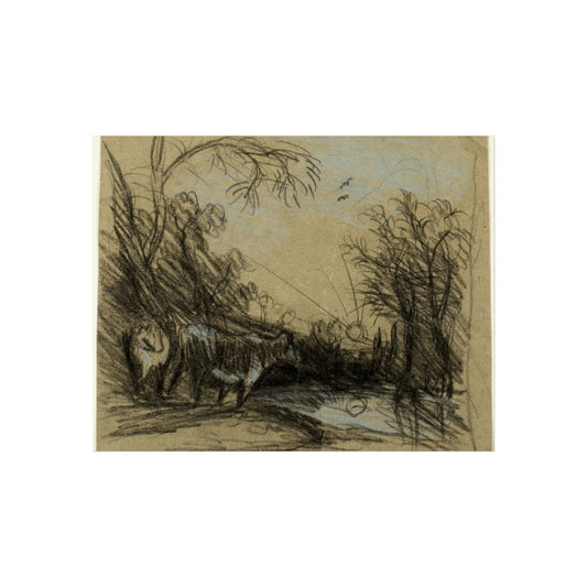Landscape with Cows — John Constable Fine Art Poster