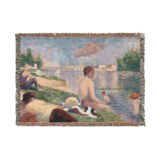 Final Study for Bathers — Seurat Tapestry Blanket