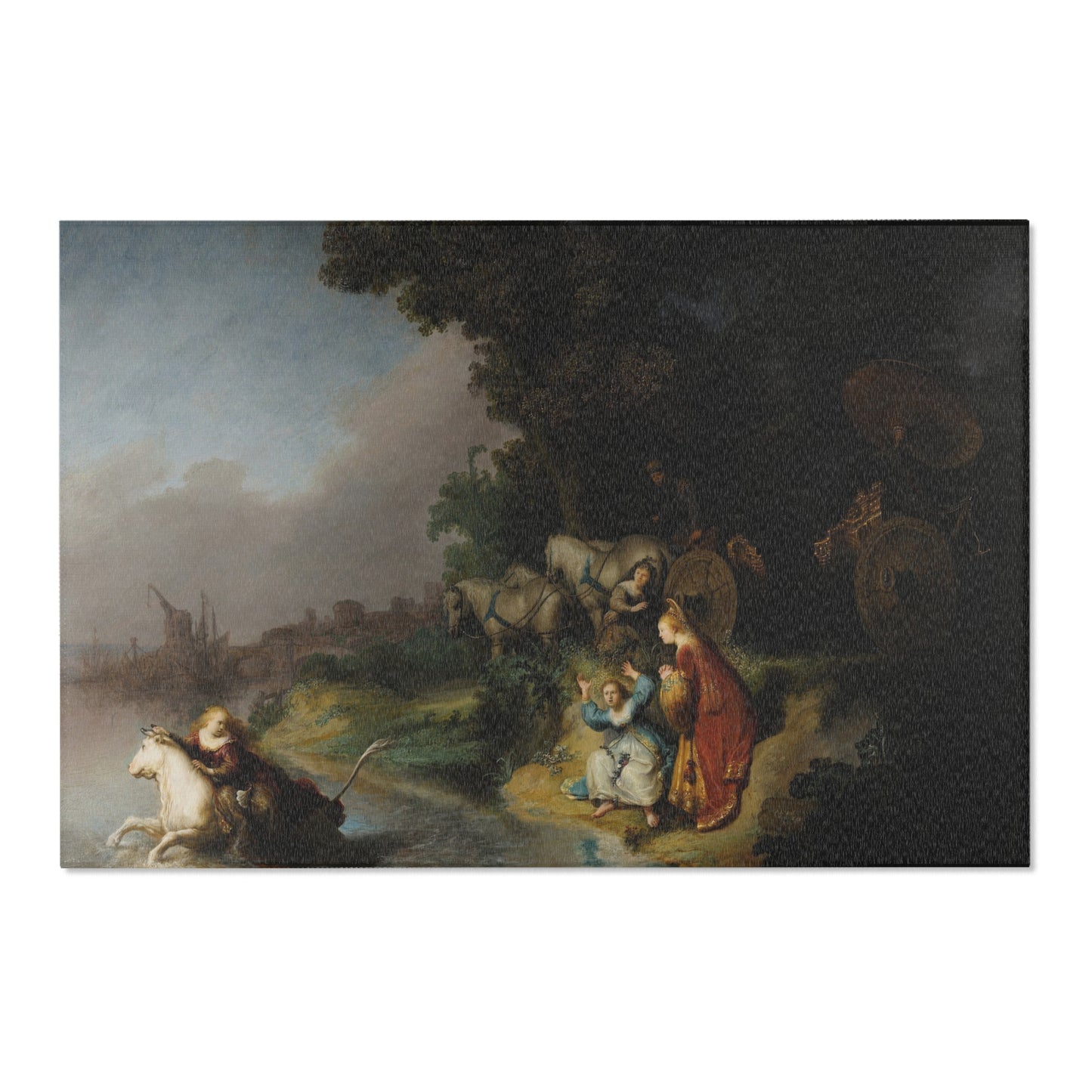 Rembrandt Harmensz. van Rijn - The Abduction of Europa - Google Art Project | Area Rug