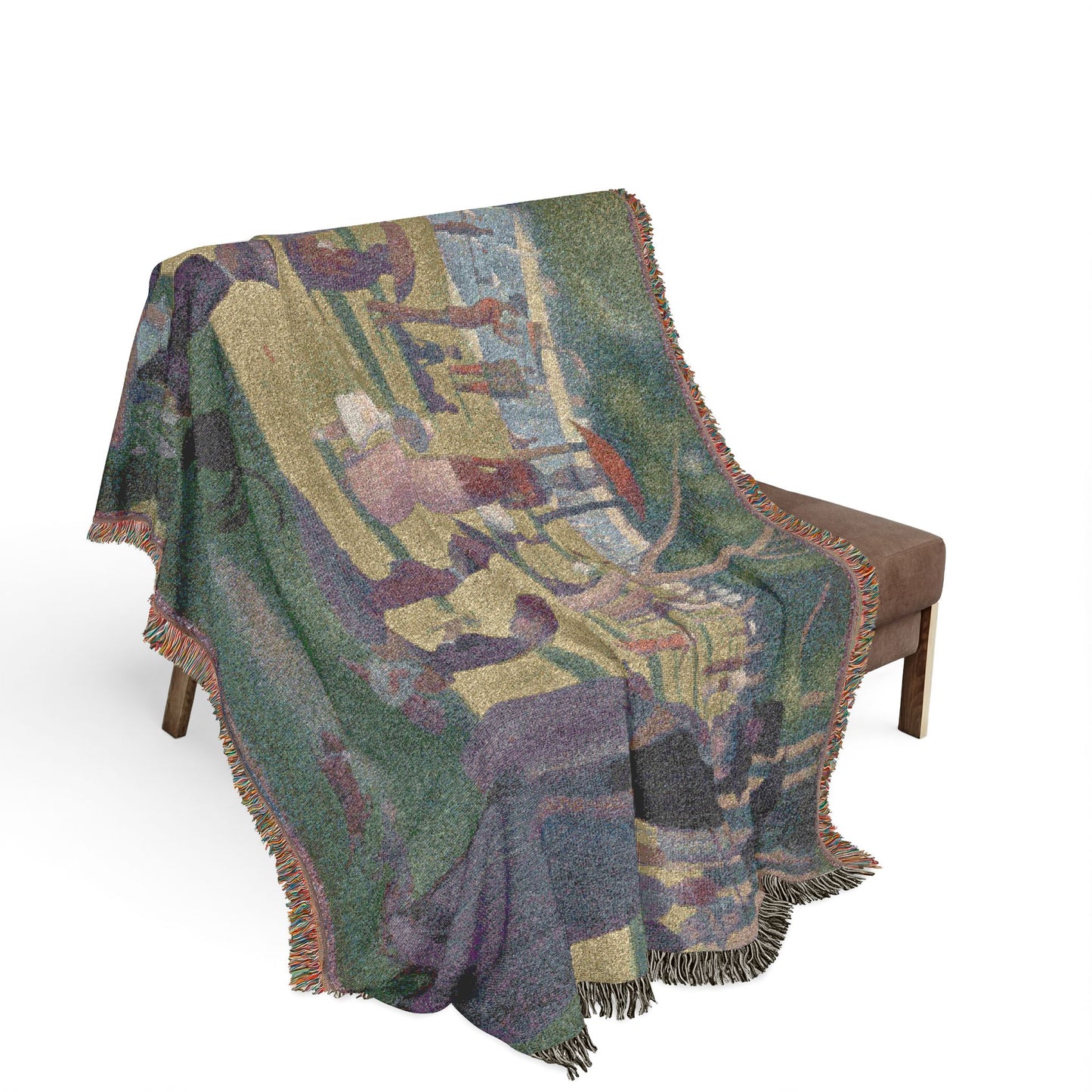 Georges Seurat - A Sunday on La Grande Jatte — 1884 | Woven Tapestry Blanket