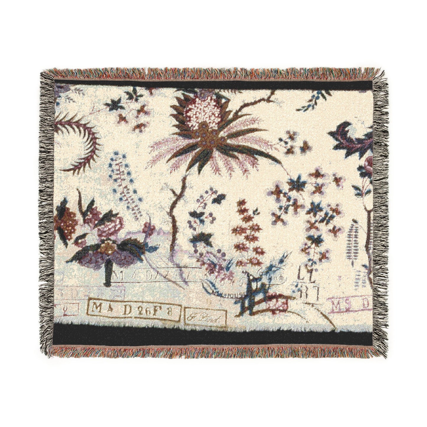 006_chef-de-piece-furnishing-fabric | Woven Tapestry Blanket