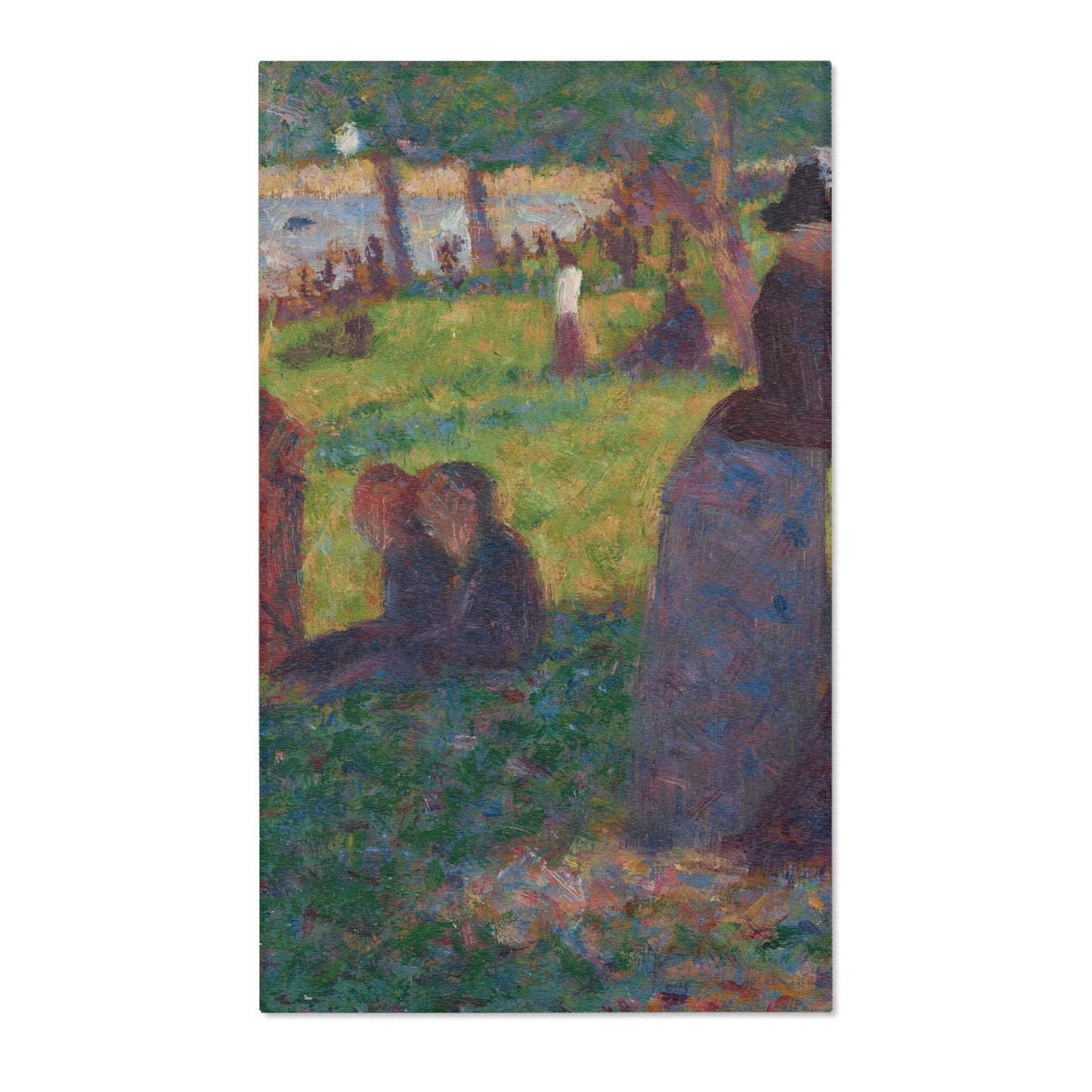 Georges Seurat - Oil Sketch for A Sunday on La Grande Jatte — 1884 | Area Rug