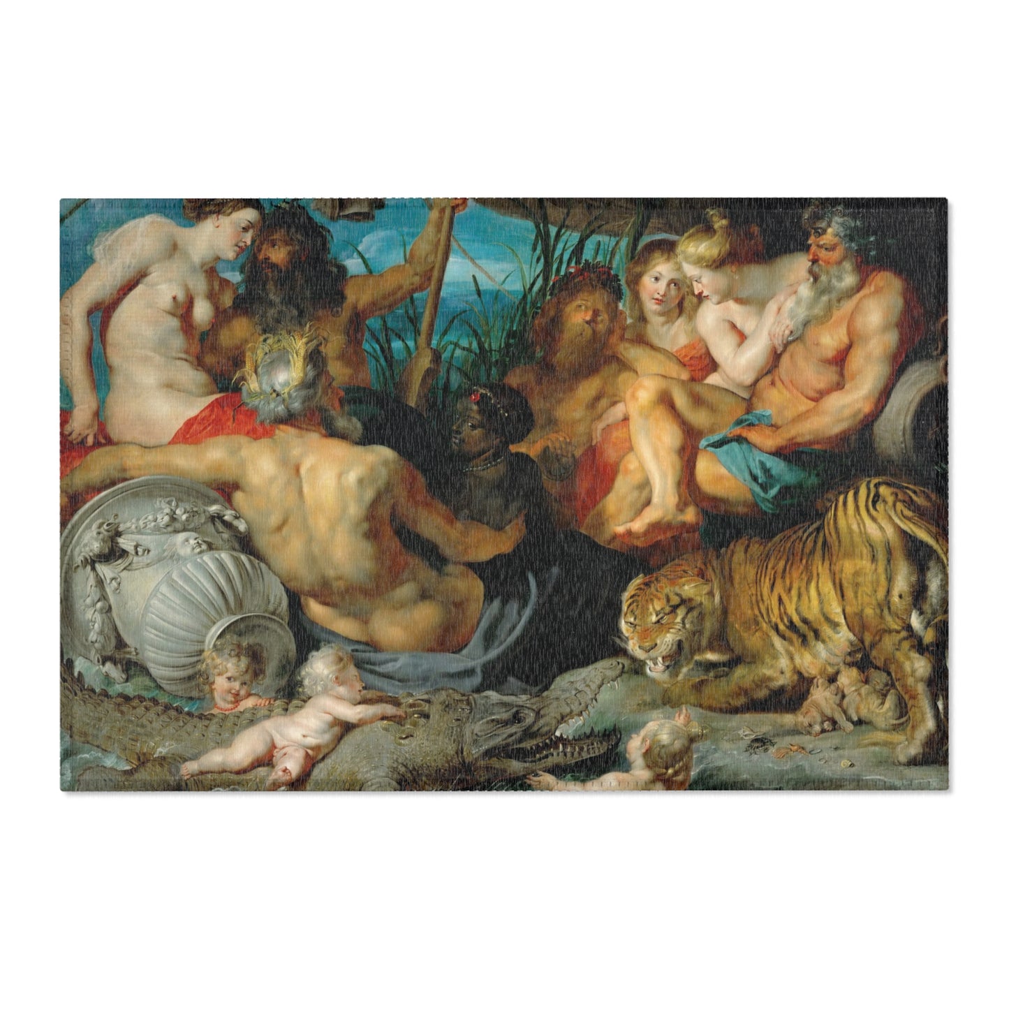 Peter Paul Rubens - The Four Continents | Area Rug