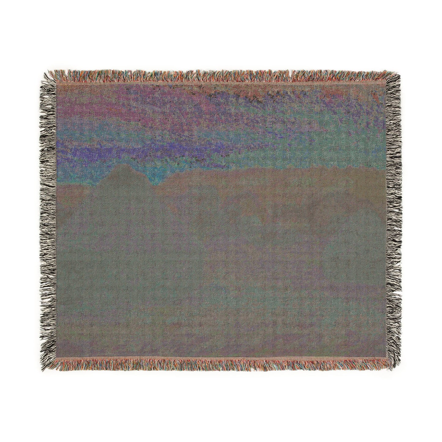Claude Monet - Stacks of Wheat (End of Day, Autumn) | Woven Tapestry Blanket