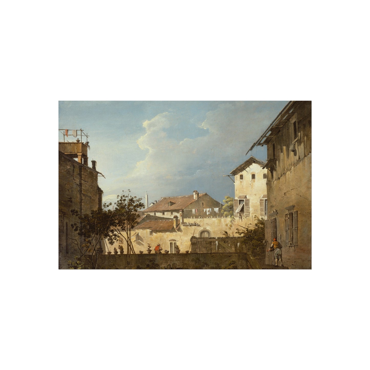 Follower of Canaletto - The Terrace | Fine Art Poster