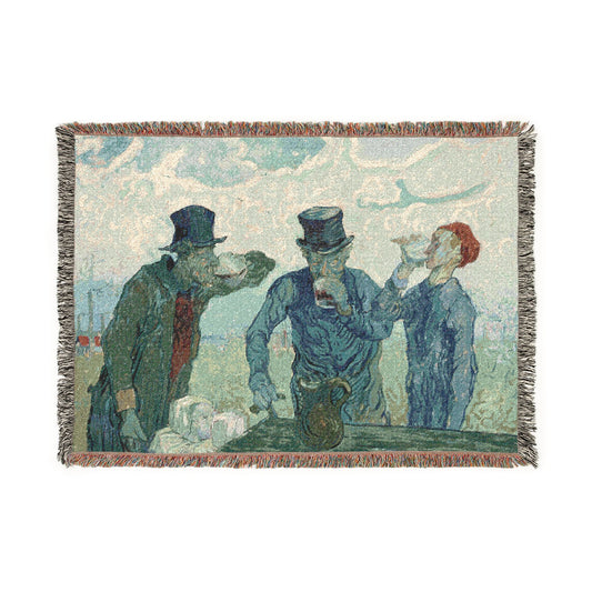 The Drinkers — Van Gogh Tapestry Blanket