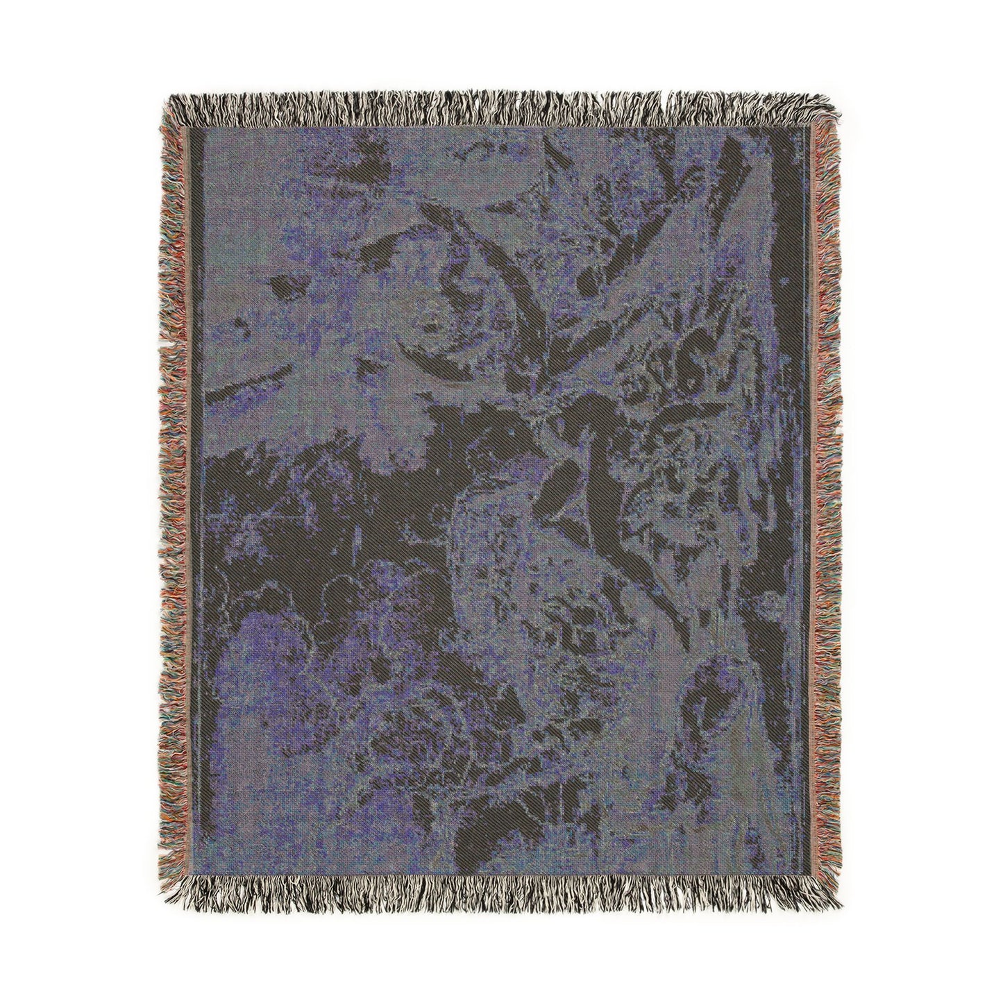 Nicolas Poussin - Figures, Chariot and Dog | Woven Tapestry Blanket
