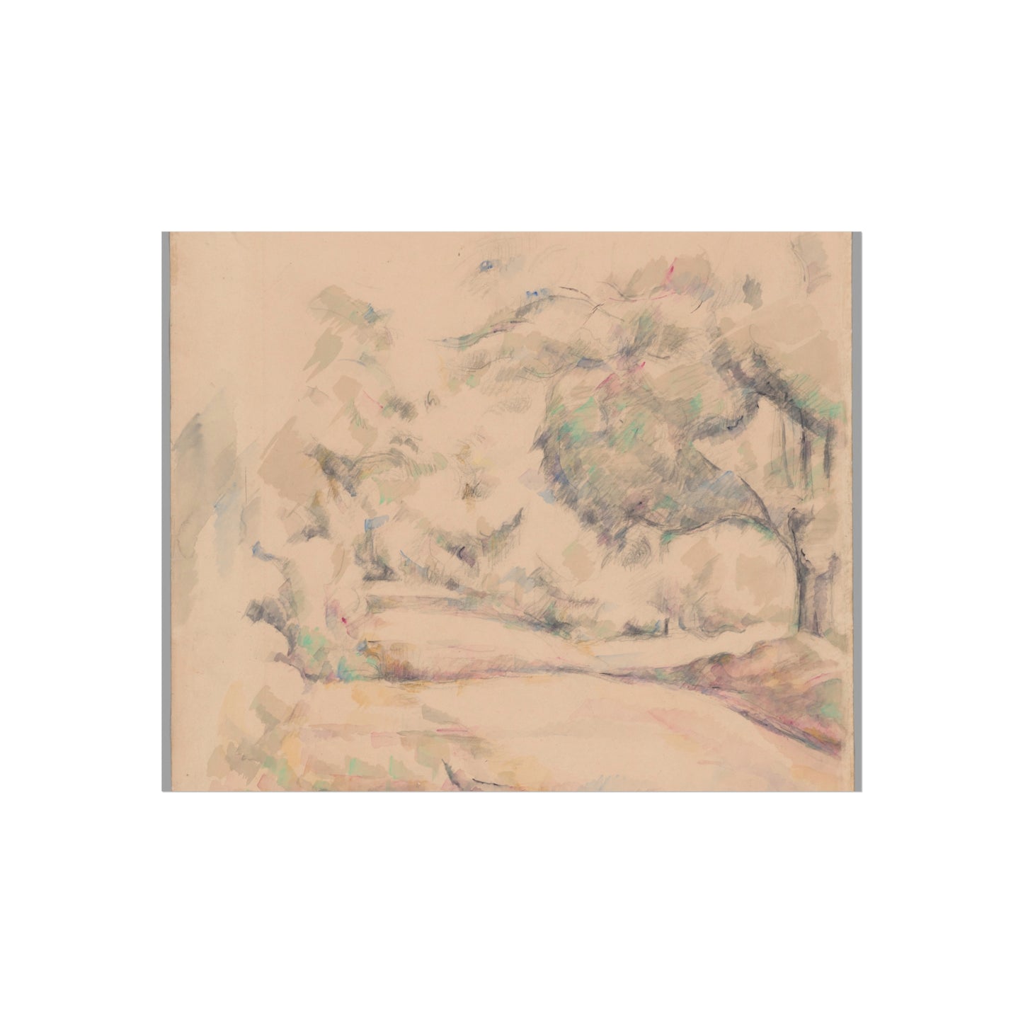 Paul Cezanne - Road in Provence | Fine Art Poster